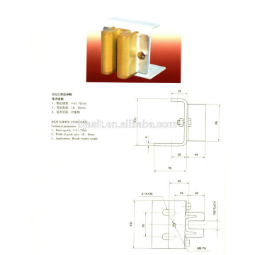 DX24 guia deslizante